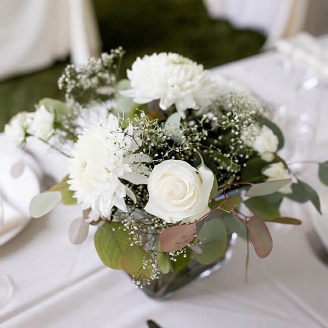 White Roses Standard Flower Delivery Near Me