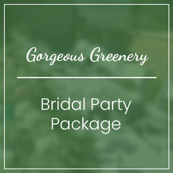 gorgeous greenery bridal party package
