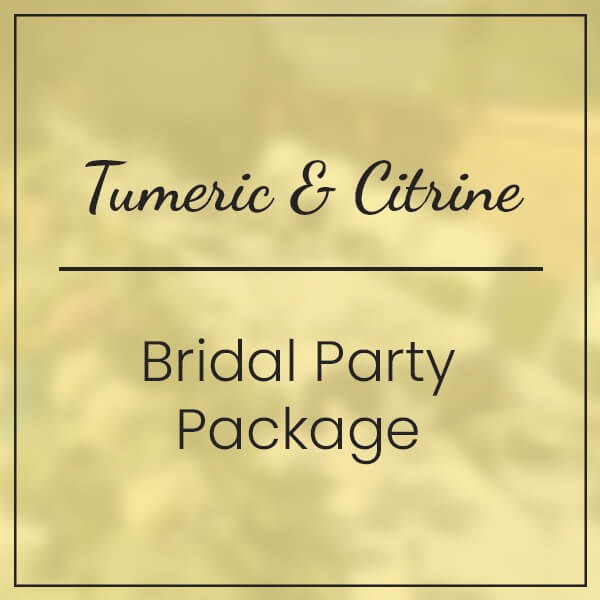 tumeric citrine bridal party package