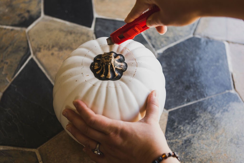 How To Make A Pumpkin Centerpiece With Dried Flowers