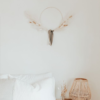 DIY Modern Hoop Wreath