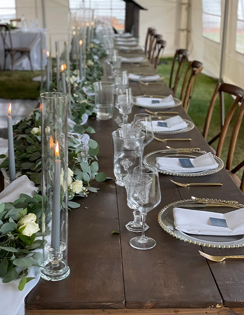 diy floral garland wedding