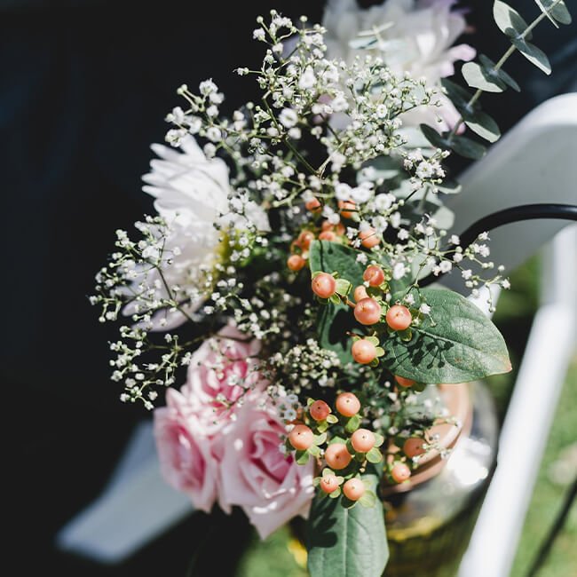 mason jar bouquet