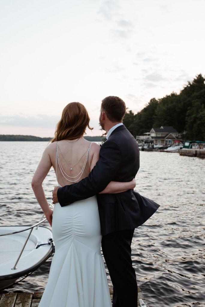 black saddle photography wedding muskoka k+j