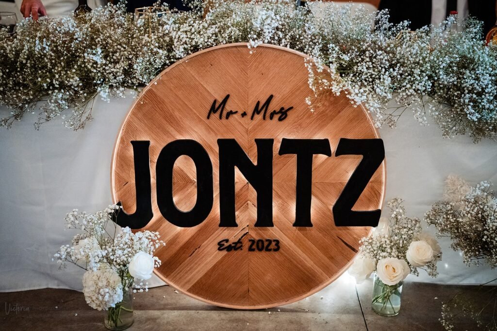 wedding sign