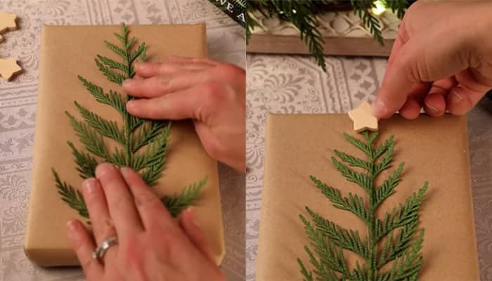 Step 2 Add the Cedar and the Wooden Star step-2-add-the-cedar-and-the-wooden-star