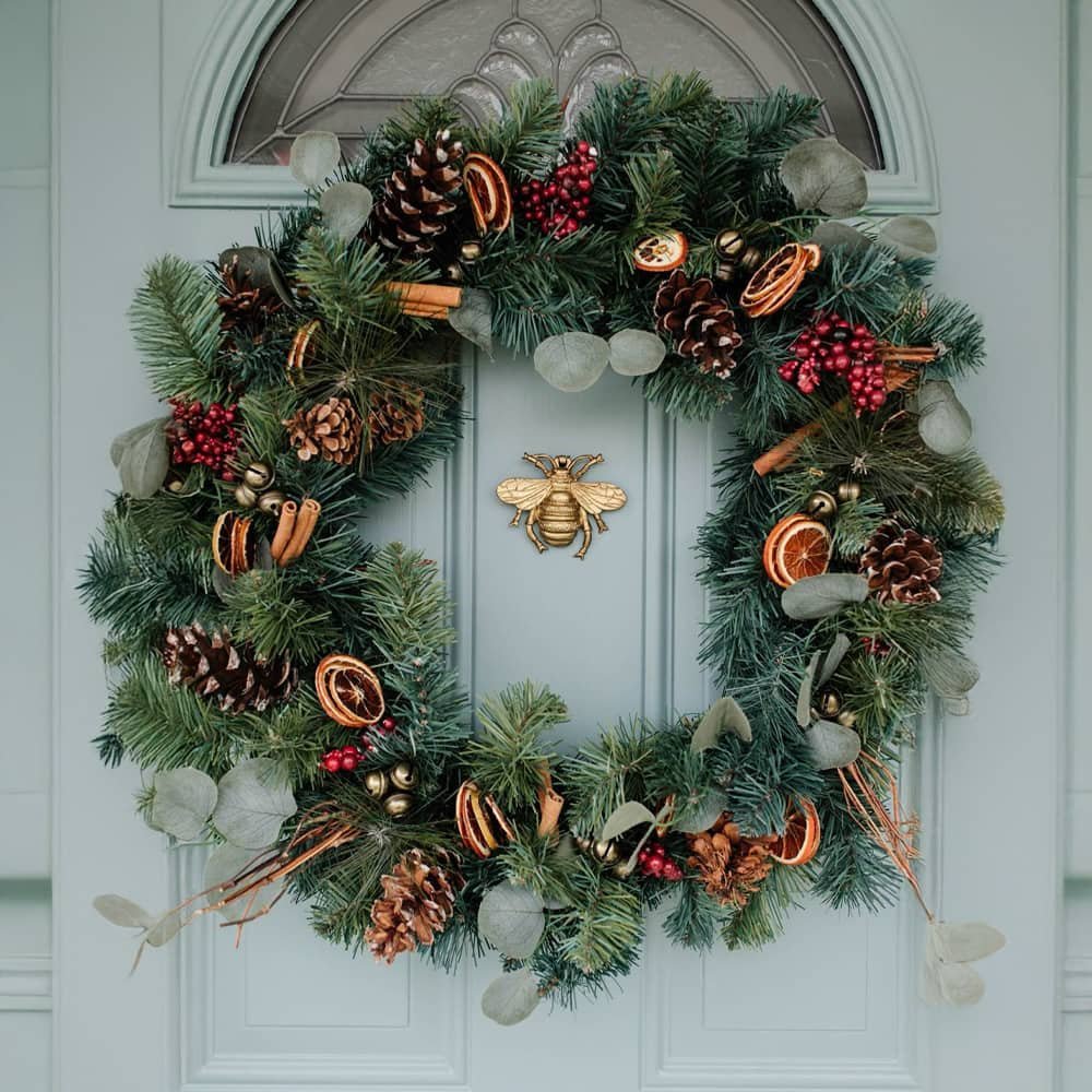 diy holiday wreath using fresh greens diy holiday wreath using fresh greens