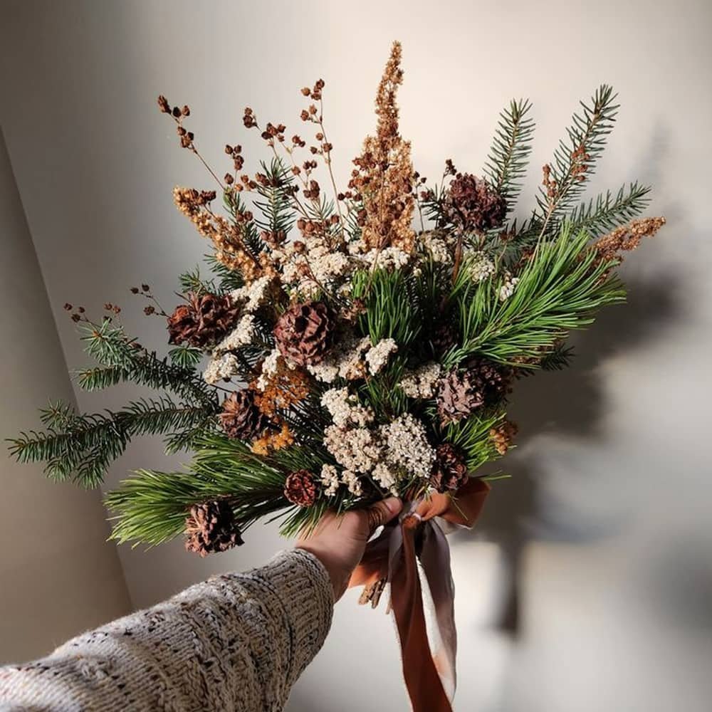 pine cedar evergreen foliage winter wedding pine cedar evergreen foliage winter wedding